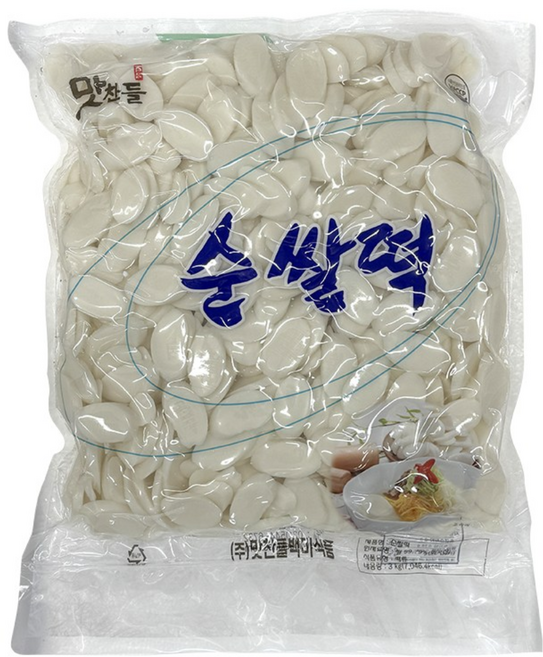맛찬들 순쌀떡 떡국떡 3kg, 1개