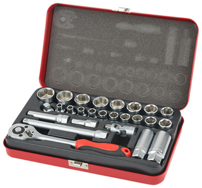 썬키 소켓렌치 27종 세트 SSR-27, 1세트