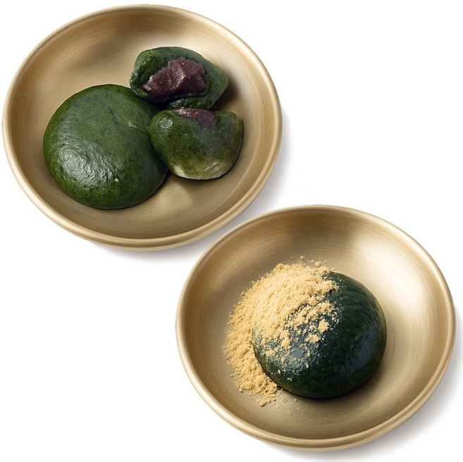 정선 수리취떡 선물용 떡 (찹쌀떡&인절미) 강원도 전통떡 특산품, 750g, 1박스