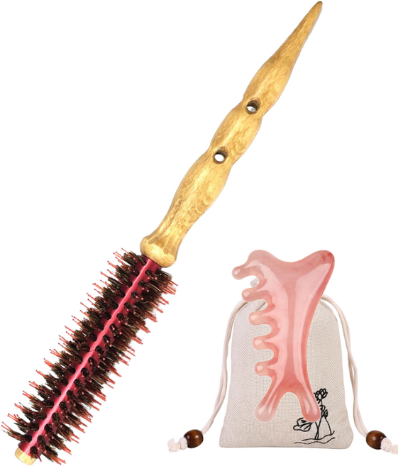 차미오 전문가용 깡윙클 롤 브러쉬 1호, 혼합 색상, 1개