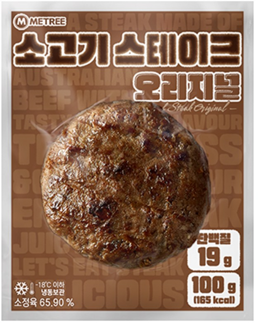 미트리 소고기 스테이크 오리지널, 100g, 12개
