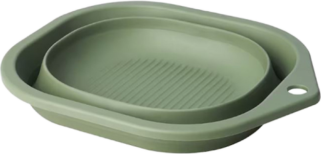 이케아 페프리그 대야 접이식 그린 10L, 505.729.64, 1개