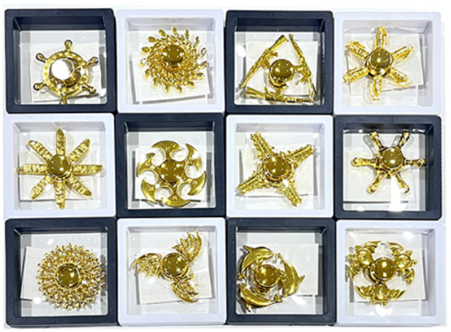 신광사 골드 메탈 스피너 피젯 회전, 단품, 1개