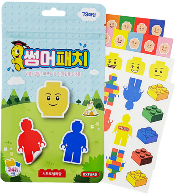 옥스포드 날벌레 썸머패치 73p 국산, 1세트, 옥스포드 썸머패치