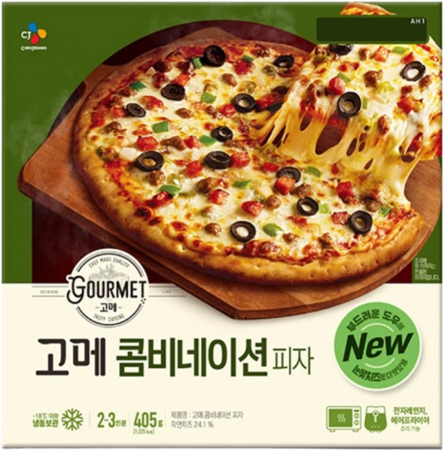 씨제이제일제당 고메 클래식 콤비네이션 피자 405g, 2개