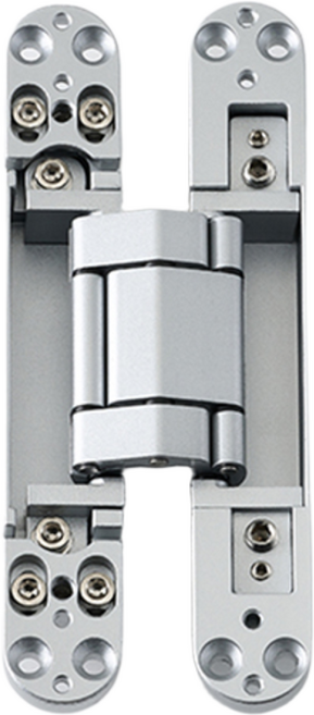 도무스 3D경첩 실버 178 숨은경첩 매립힌지 히든 도어 깊이조절 은폐형 힌지, 1개