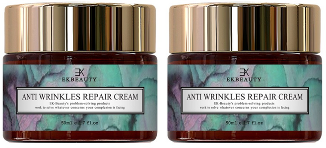 이케이뷰티 탄력크림 1위 주름개선 탄력 영양크림 콜라겐크림 안티에이징제품 고농축 기능성 무파라벤 천연화장품, 50g, 2개