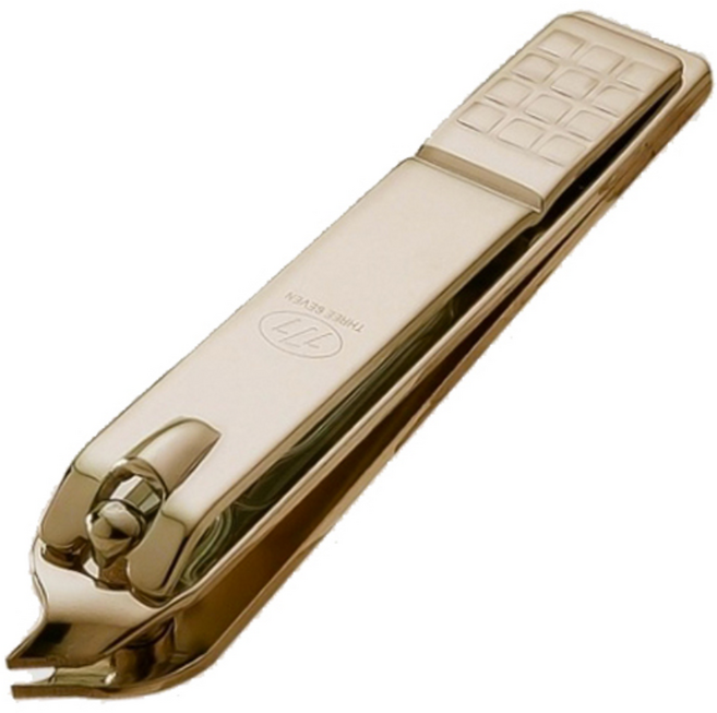 쓰리세븐 777 대형 큐티클트리머 CT-121ZLG 내성 발톱 손톱 깍이 큐티클 제거 사이드 깍이 손톱깍기 손톱정리기, 1개, 골드