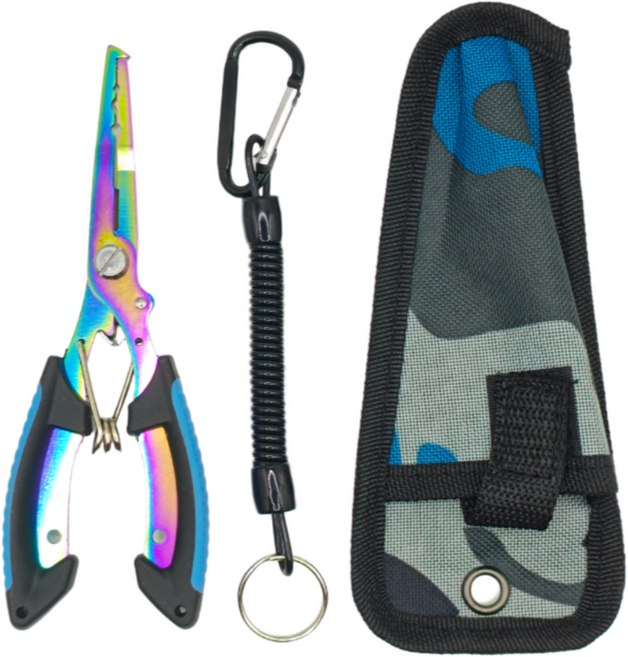 다기능 컬러 티타늄 루어 낚시 플라이어 바늘제거 낚시공구
