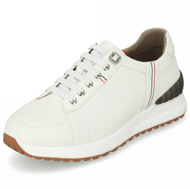 엘칸토 마쯔 남성 심플 웨빙 콤비 엑티브 밴드 스니커즈 5cm LCMS68M513