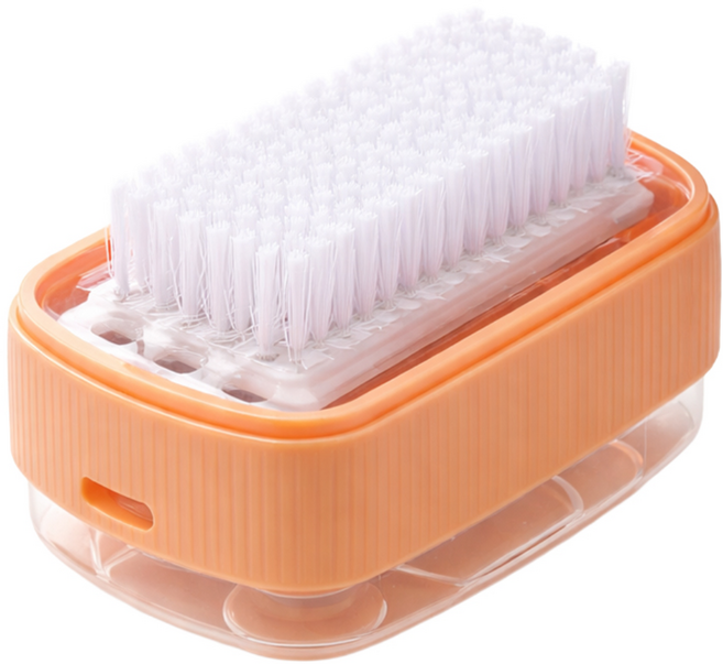 아띠꼴로 빨래 비누 케이스 비누롤러 손세탁 비누곽 비누통, 라이트오렌지, 1개