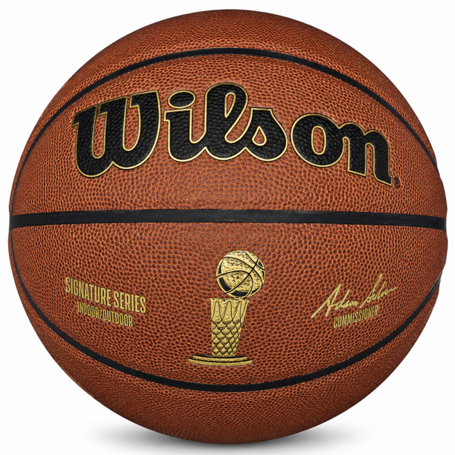 굿픽샵 코스트코 윌슨 NBA 트로피 시리즈 농구공 7호 실내외 겸용 시그니처 농구볼+고급 사탕 증정, 2개, WILSON