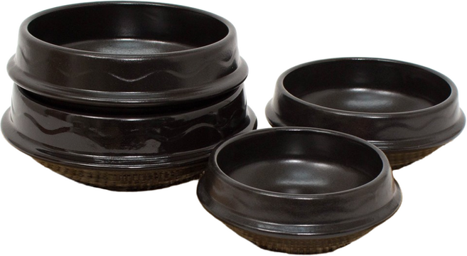 경산세라믹 초강도내열 오모가리 뚝배기 가마솥 영양밥 계란찜 업소용뚝배기, 1개, 오모가리3호