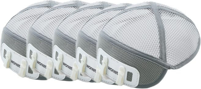 지벤 안전모 땀 내피 묶음 zb-a001, GRAY, 5개