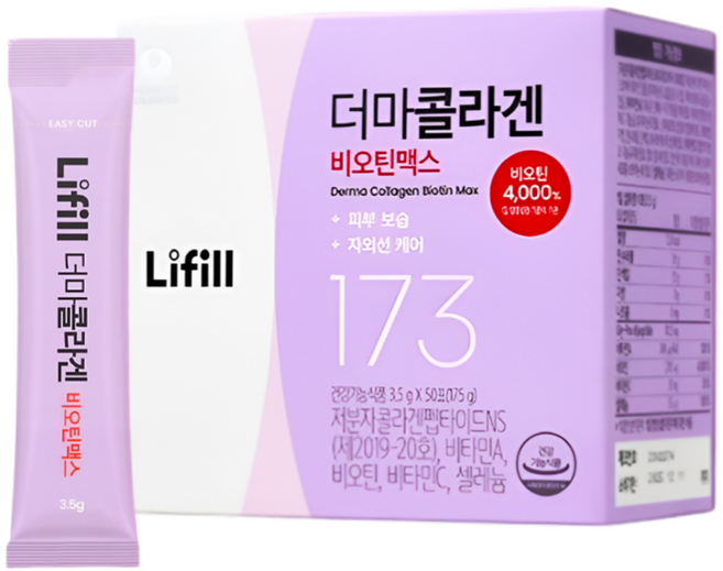 라이필 더마콜라겐 비오틴맥스 50p, 175g, 1개