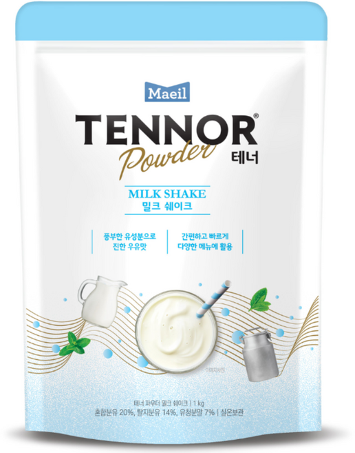 테너 밀크쉐이크 파우더, 1kg, 6개