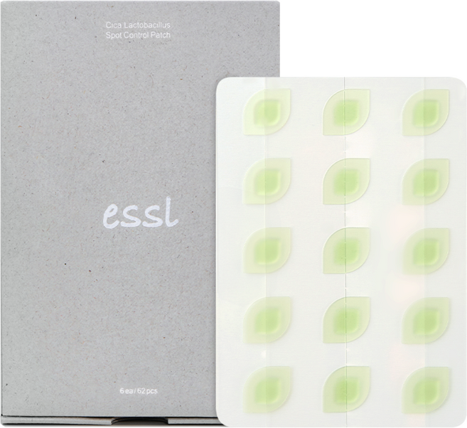 유산균패치 | 에슬 에셀라이트 시카 락토바실러스 스팟 컨트롤 패치, 62개입, 1개