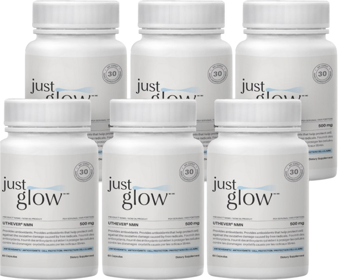 저스트글로우 UTHEVER NMN 500mg, 6개, 60정