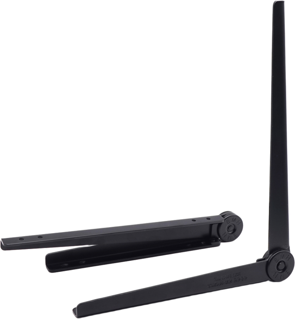 접이식 선반 선반대 지지대 브라켓 받침대 캠핑카, 각도접이형선반대-블랙