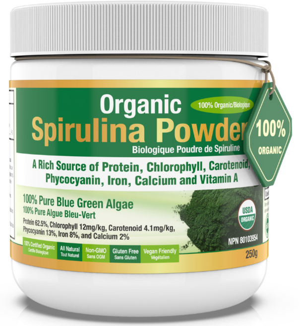 스피루리나 분말 가루 250g 스피누니나 파우더 허바 캐나다, 1개