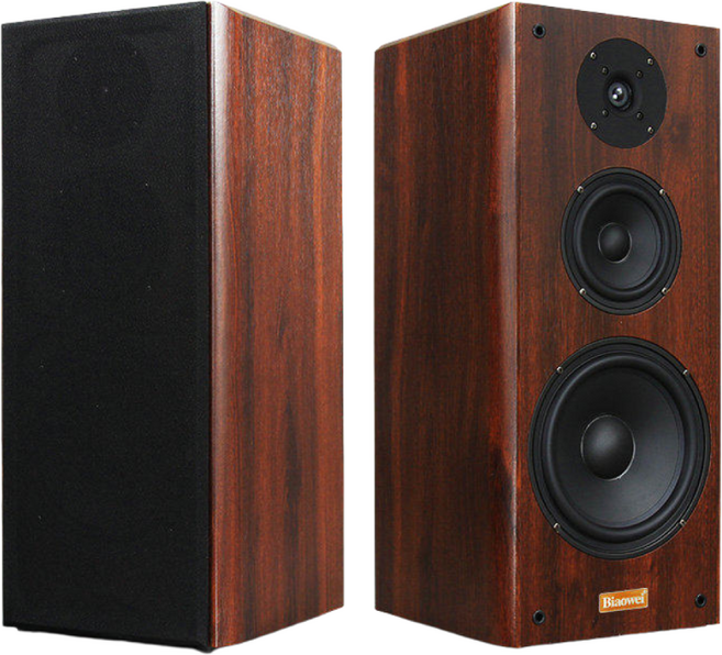 Biaowei 전문가용 하이파이 DIY 스피커 유닛 세트 + 크로스오버 네트워크 포함 스피커 패시브 오디오 하이파이 스피커, 우드, 스피커 + 크로스오버 + 흡음재 한세트