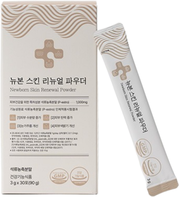 도도레이블 뉴본스킨 리뉴얼 파우더, 90g, 1개