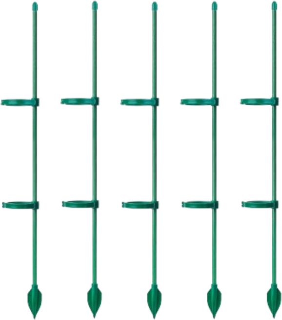 벨이지몰 코팅 완벽고정 식물지지대 30cm, 5개