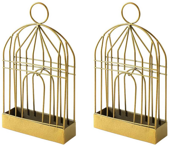 비비드 벌브 빈티지 모기향 거치대 홀더 레트로 2개 세트, 골드+골드