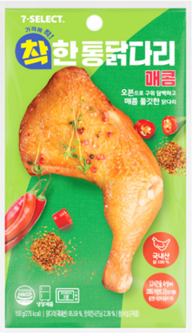 착한 통닭다리 매콤, 6개, 150g