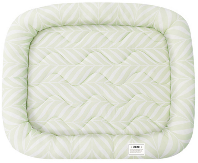 요기쏘 강아지 고양이 얼음땡 쿨매트, 그린, 1개