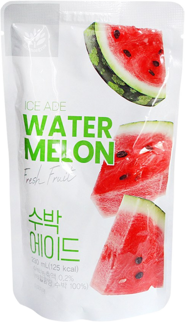 밸런스그로우 수박 에이드 (빨대포함), 40개, 230ml