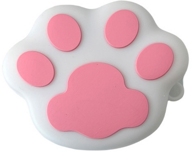 루톰 갤럭시 버즈 FE 라이브 버즈2 프로 케이스, 버즈프로/버즈2/버즈2프로/버즈라이브/버즈FE, 냥발화이트, 1개