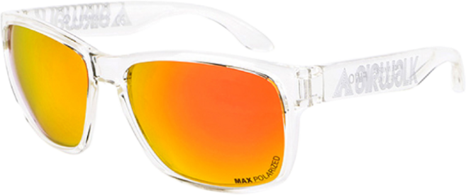 에어워크 편광선글라스 FINO 스포츠 선글라스, 클리어오렌지, 1개