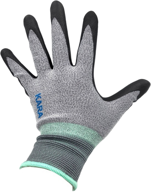 KARA 카라 스마트폰 터치 코팅 장갑 (10켤레) 작업용 다목적 안전 NBR 코팅, 10개