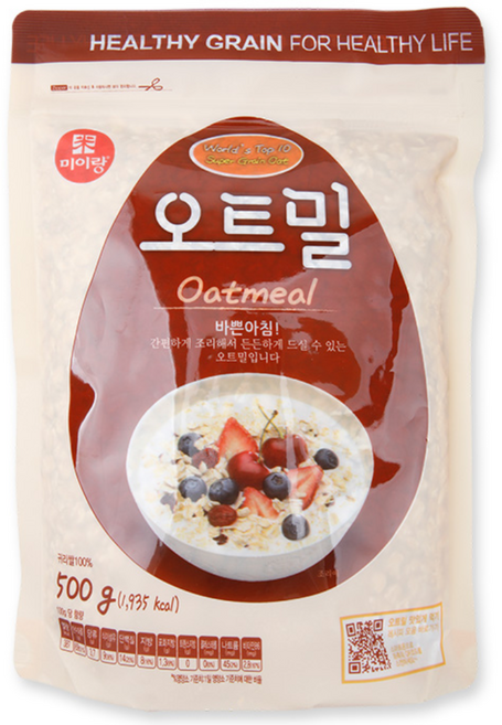 [이잡곡이다] 오트밀 500g, 1개