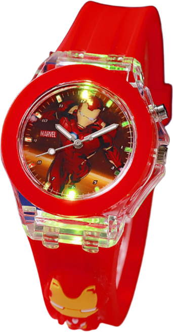 (국내배송 당일출고) 히어로 캐릭터 시계 LED 손목시계 스파이더맨 아이언맨 캡틴아메리카 초등용 아동용 입학 졸업 생일 선물 (선물추천)