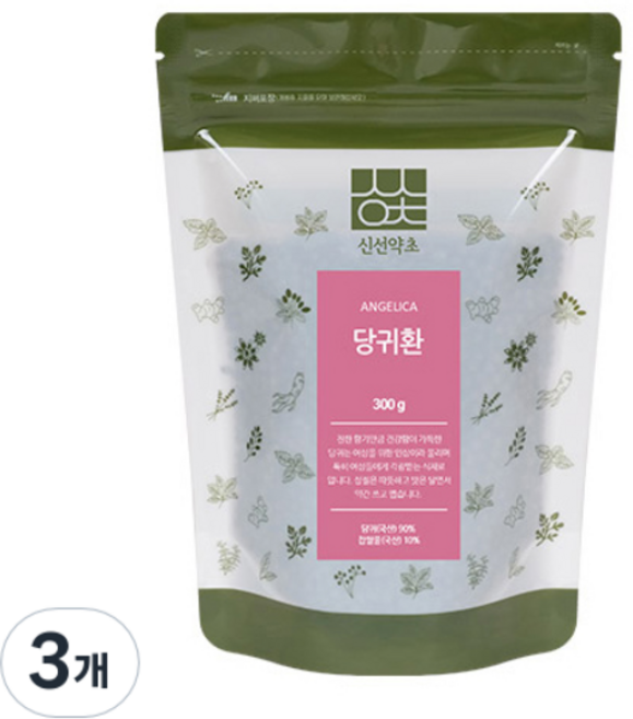 신선약초 당귀환, 3개, 300g