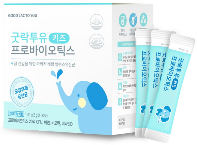 굿락투유 키즈 프로바이오틱스 60p, 120g, 1개