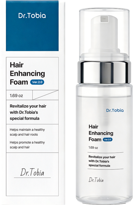닥터토비아 탈모 완화 모낭활성제 카페인 헤어 인핸싱 폼 래쉬 리바이탈 두피 모발 헤어 토닉 앰플 영양제, 50ml, 1개