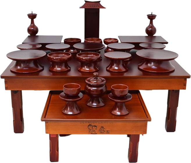 남원 향림공예 제기세트 오리목 물푸레 간소 간편 제사 그릇 23p 37p 목기, 04.남원 물푸레 간소제기 23p, 1개