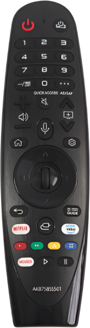 LG 스마트 TV 리모컨 교체용 블루투스 음성 포인터 지원 AKB75855501 MR20GA 호환, 1개, TV본체형(기본)