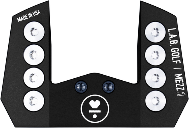 랩골프 LAB MEZZ.1 블랙 말렛 제로토크 골프 퍼터, 35도