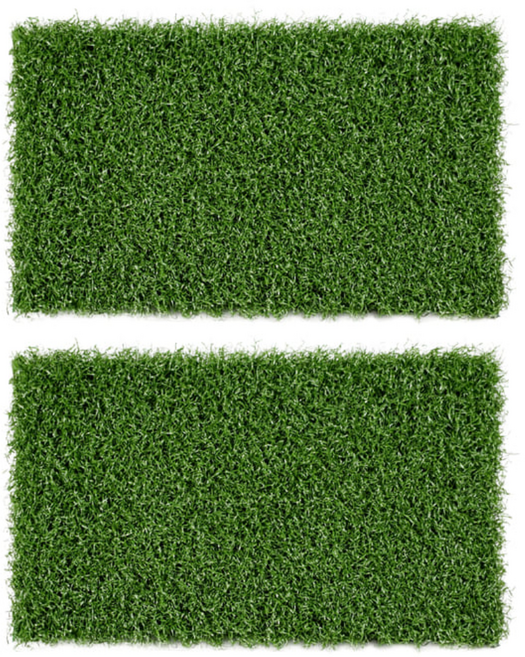 [스크린골프 전용] 매트로 골프존 러프 매트 2장 세트 230x400mm