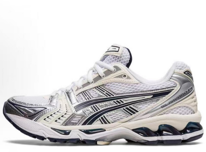 아식스 젤 카야노 14 남자 여성 운동화 화이트 그래파이트 그레이 봄 패션 러닝화