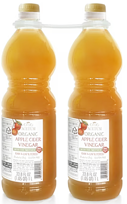 아세텀 유기농 애플사이더 식초, 1L, 2개