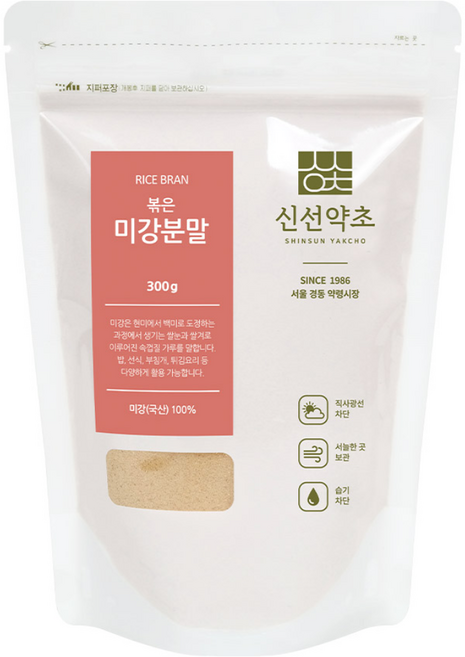 신선약초 볶음미강 분말, 1개, 300g