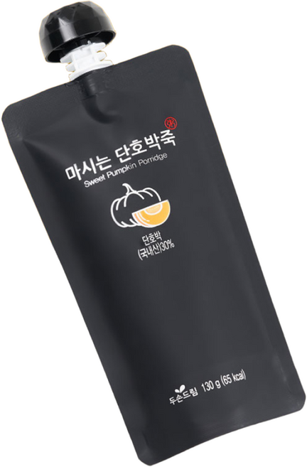 두손푸드 마시는죽 15팩 단호박 고구마 단팥 3종 파우치 간편 식사대용, 130g, 15개