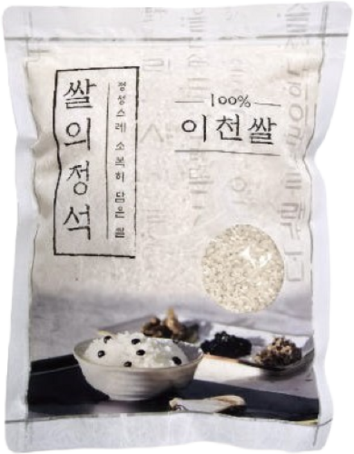 2025년 햅쌀 100% 이천쌀 1KG 쌀의정석 프리미엄쌀 소분쌀 캠핑쌀 1인가구 백미 답례품쌀, 1개