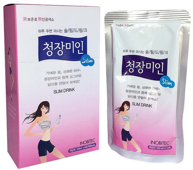 양생당 청장미인 슬림드링크, 100ml, 8개