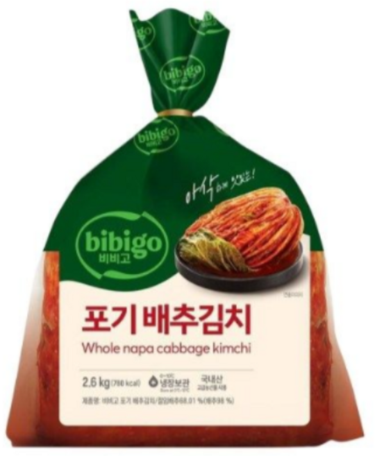 비비고 포기배추김치 2.6kg, 1개